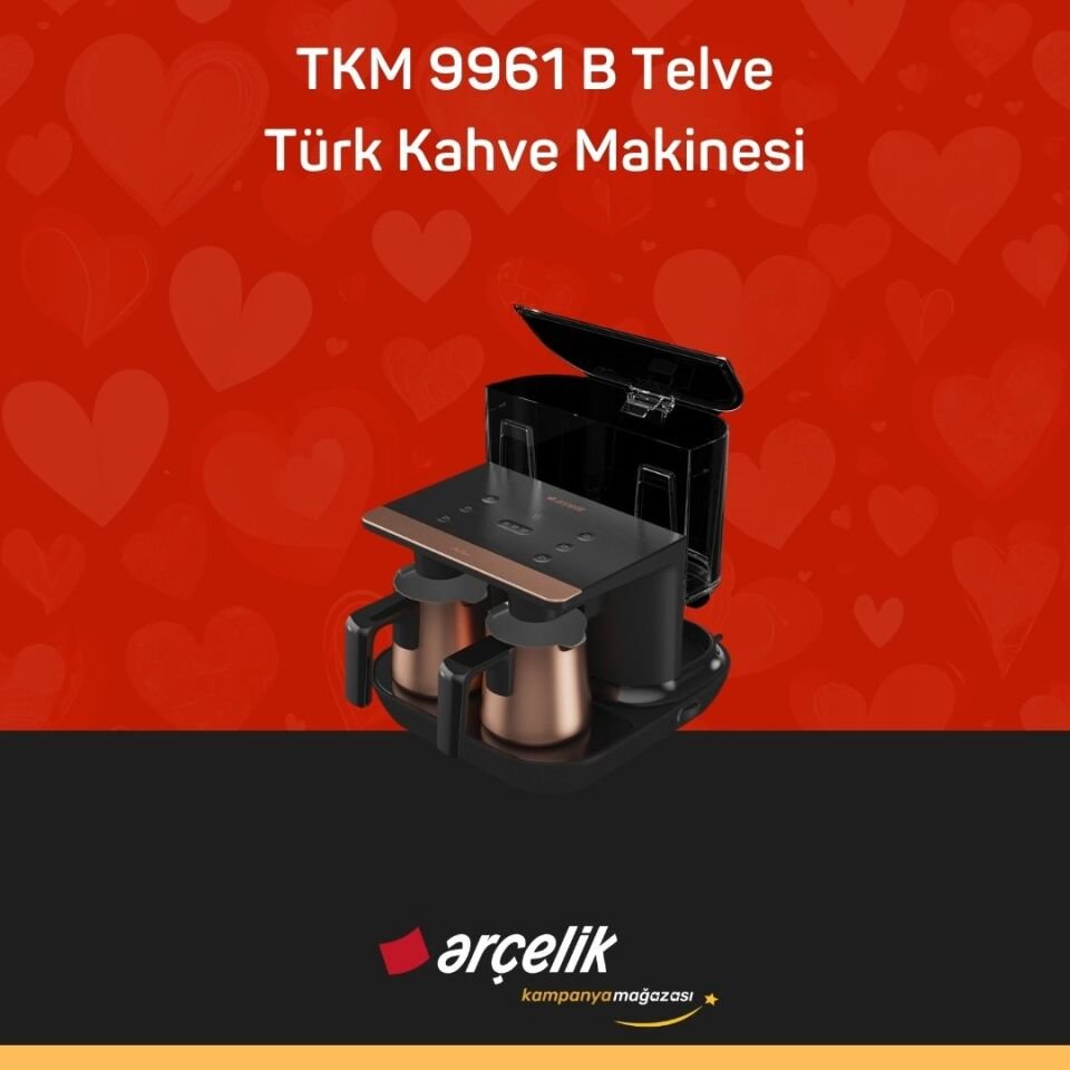 ARÇELİK TKM 9961 B Telve Türk Kahve Makinesi