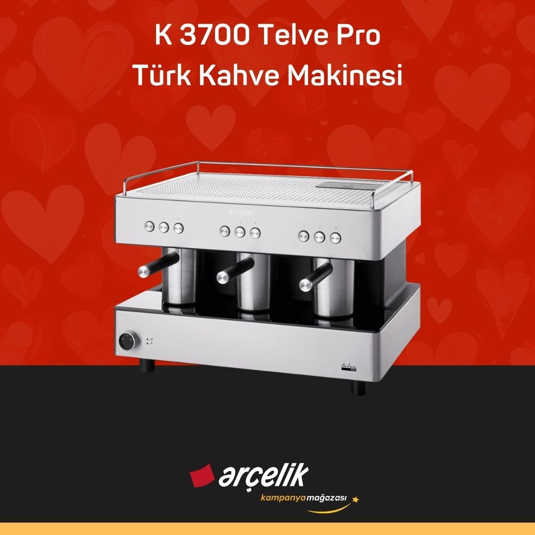 ARÇELİK K 3700 Telve Pro Türk Kahve Makinesi