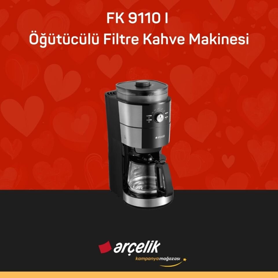 ARÇELİK FK 9110 I Öğütücülü Filtre Kahve Makinesi