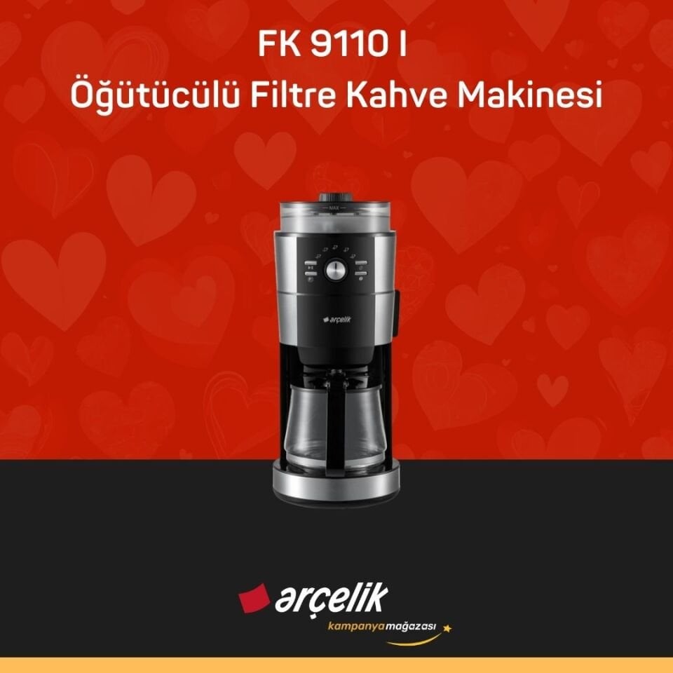 ARÇELİK FK 9110 I Öğütücülü Filtre Kahve Makinesi