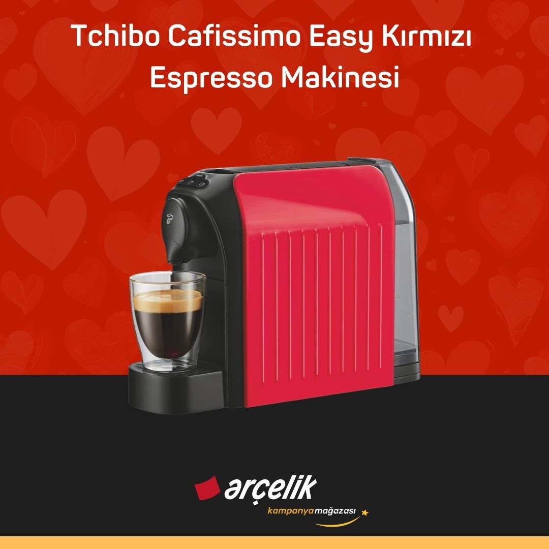Tchibo Cafissimo Easy, Kırmızı Espresso Makinesi