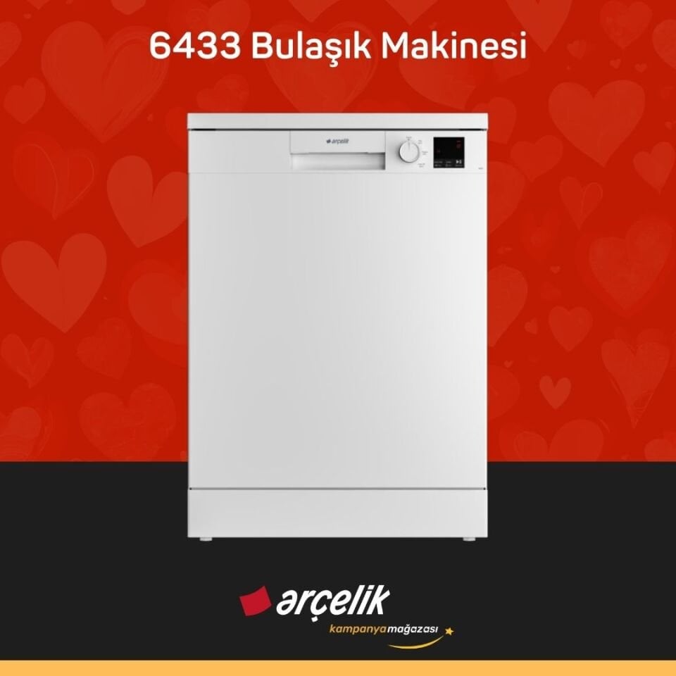 ARÇELİK 6433 Bulaşık Makinesi