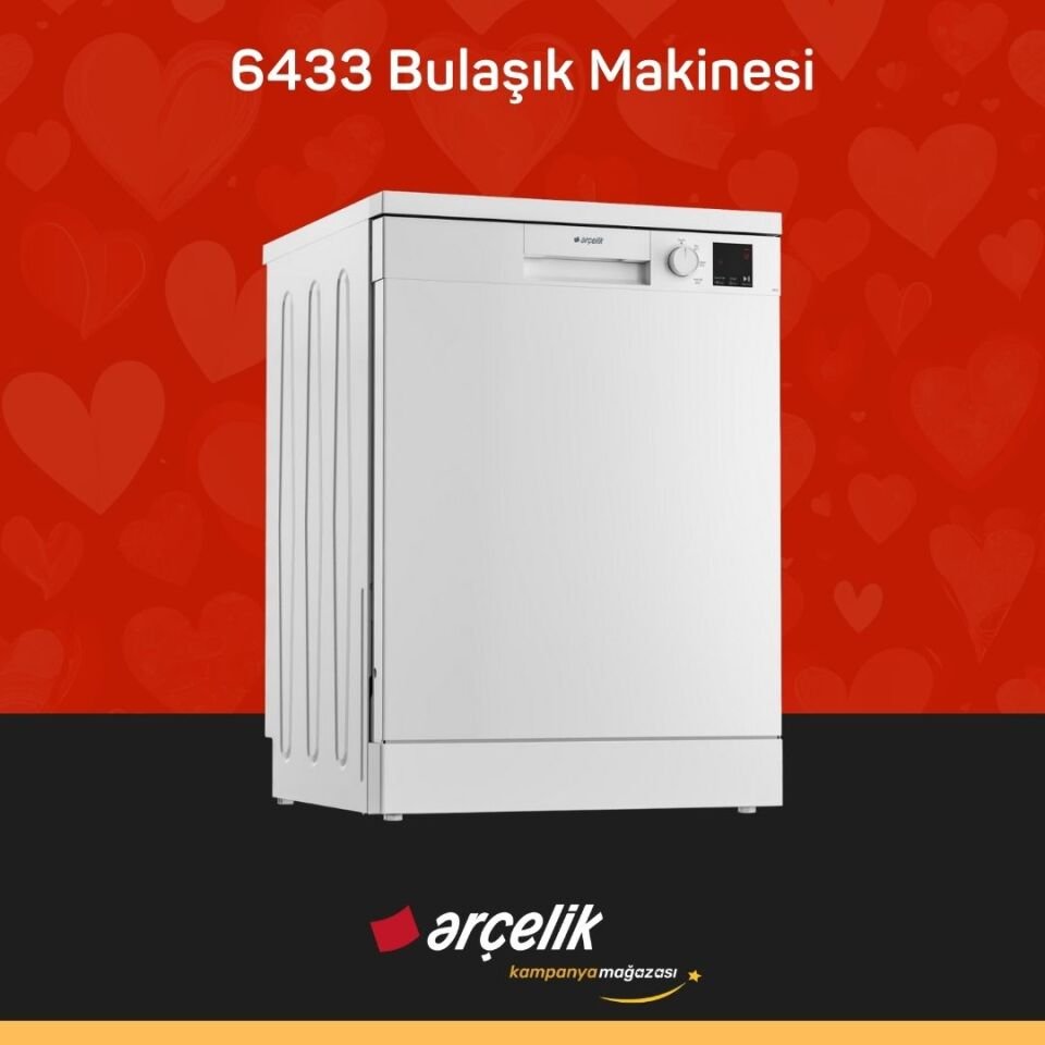ARÇELİK 6433 Bulaşık Makinesi