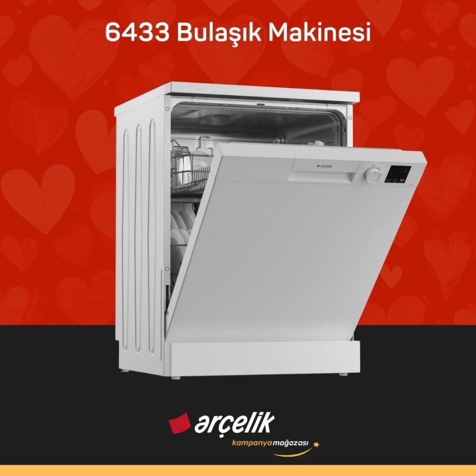 ARÇELİK 6433 Bulaşık Makinesi