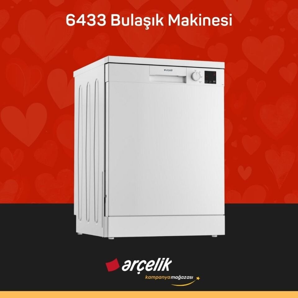ARÇELİK 6433 Bulaşık Makinesi