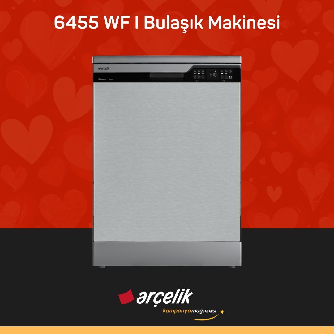 ARÇELİK 6455 WF I Bulaşık Makinesi