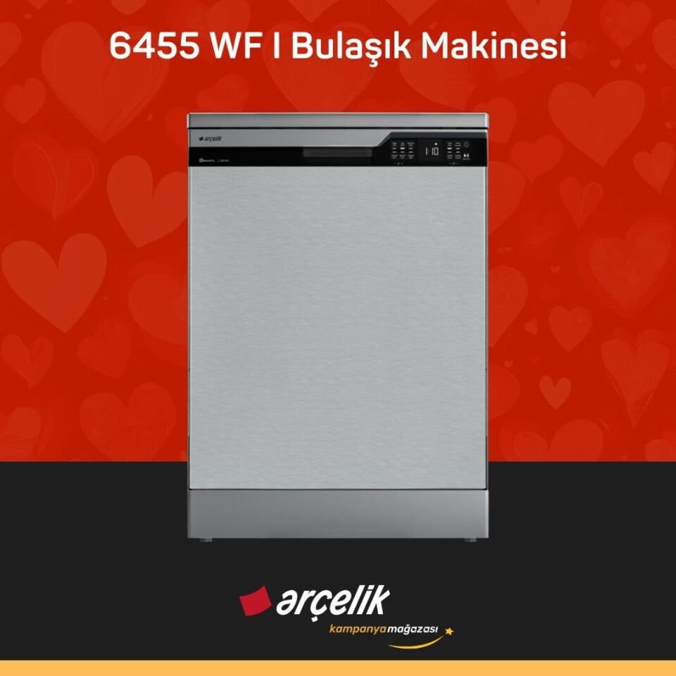 ARÇELİK 6455 WF I Bulaşık Makinesi