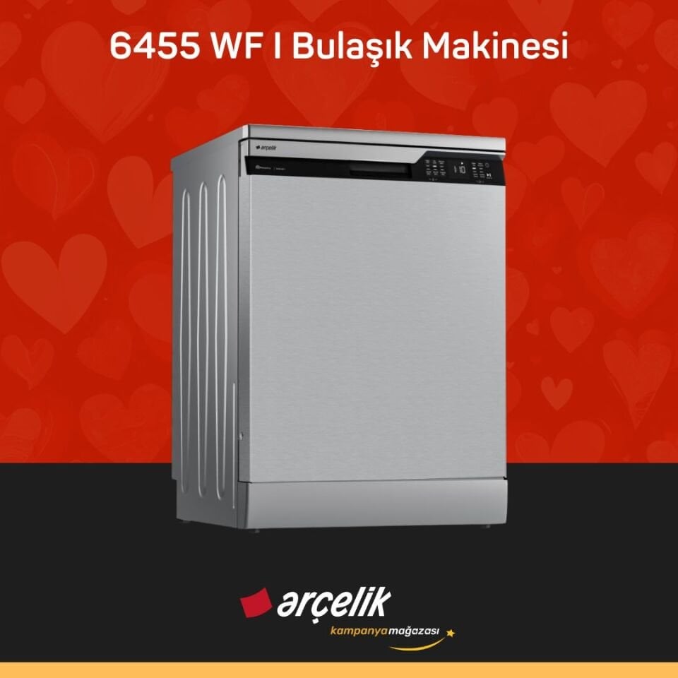 ARÇELİK 6455 WF I Bulaşık Makinesi