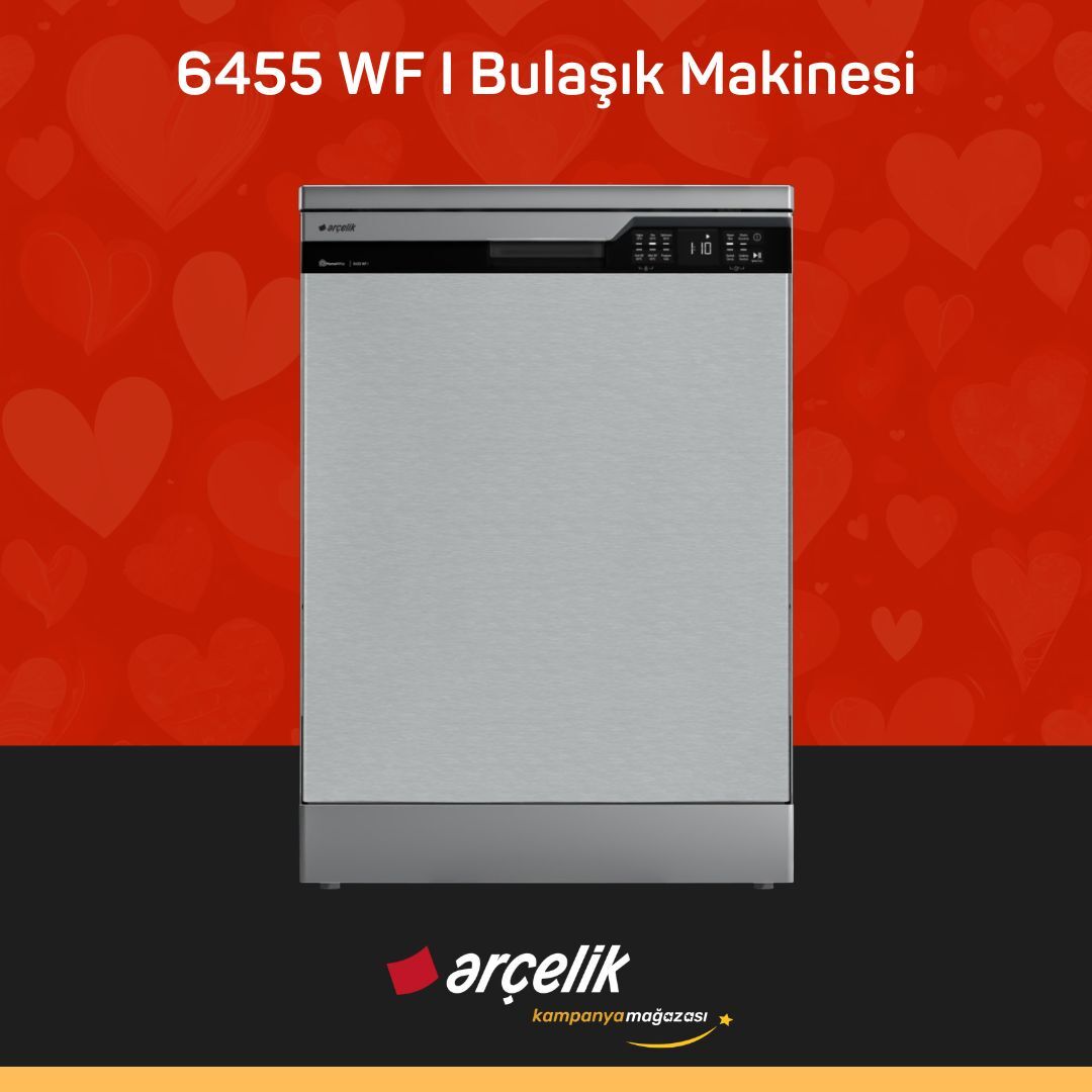ARÇELİK 6455 WF I Bulaşık Makinesi
