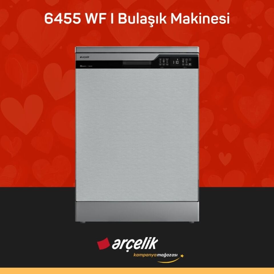 ARÇELİK 6455 WF I Bulaşık Makinesi