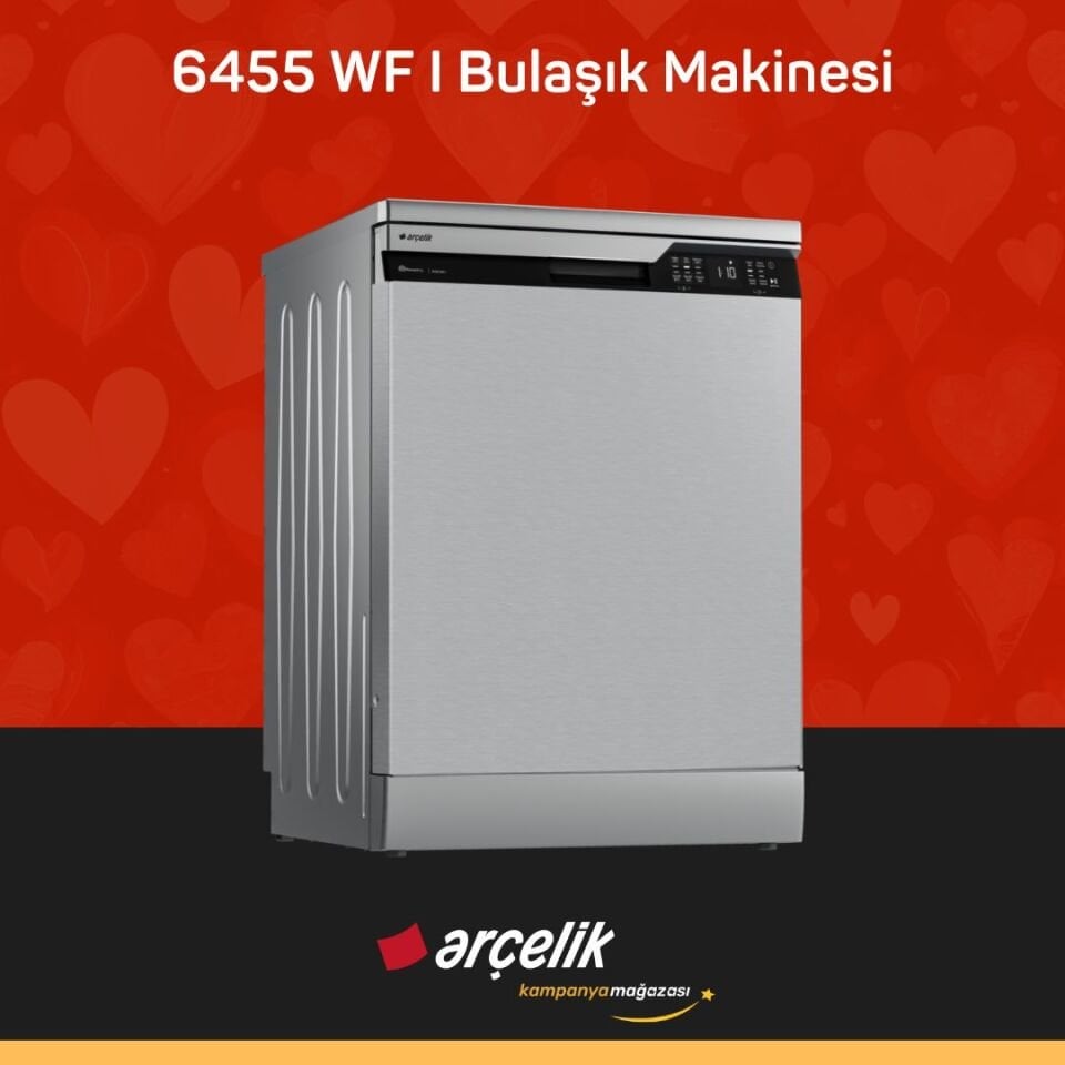ARÇELİK 6455 WF I Bulaşık Makinesi