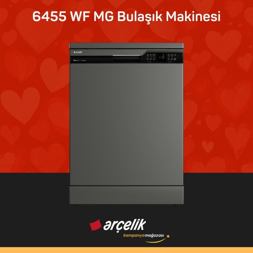 ARÇELİK 6455 WF MG Bulaşık Makinesi