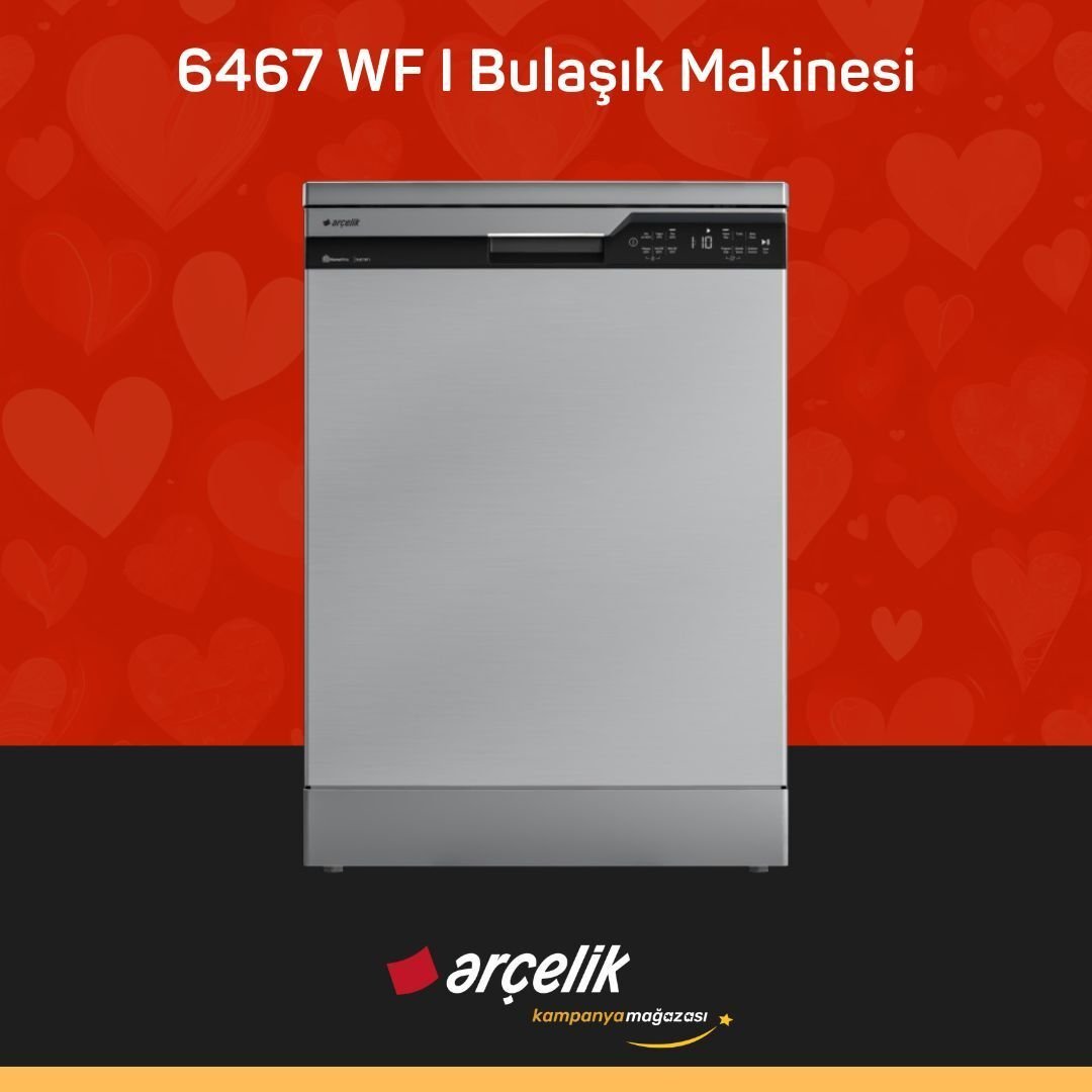 ARÇELİK 6467 WF I Bulaşık Makinesi