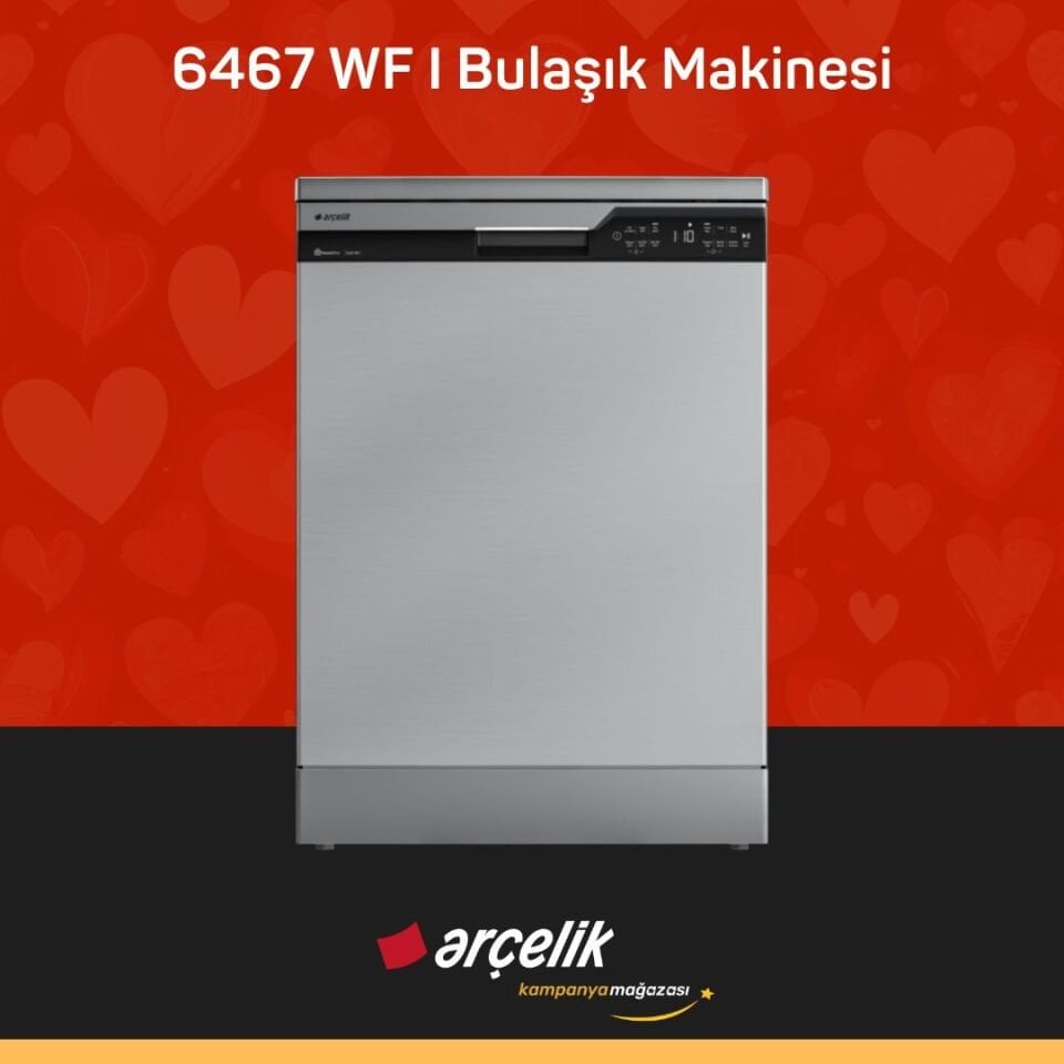 ARÇELİK 6467 WF I Bulaşık Makinesi