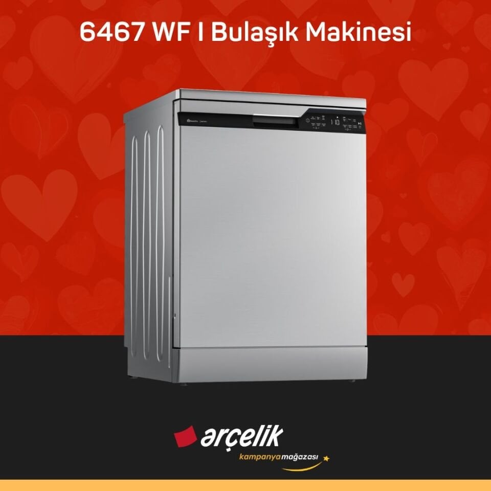 ARÇELİK 6467 WF I Bulaşık Makinesi