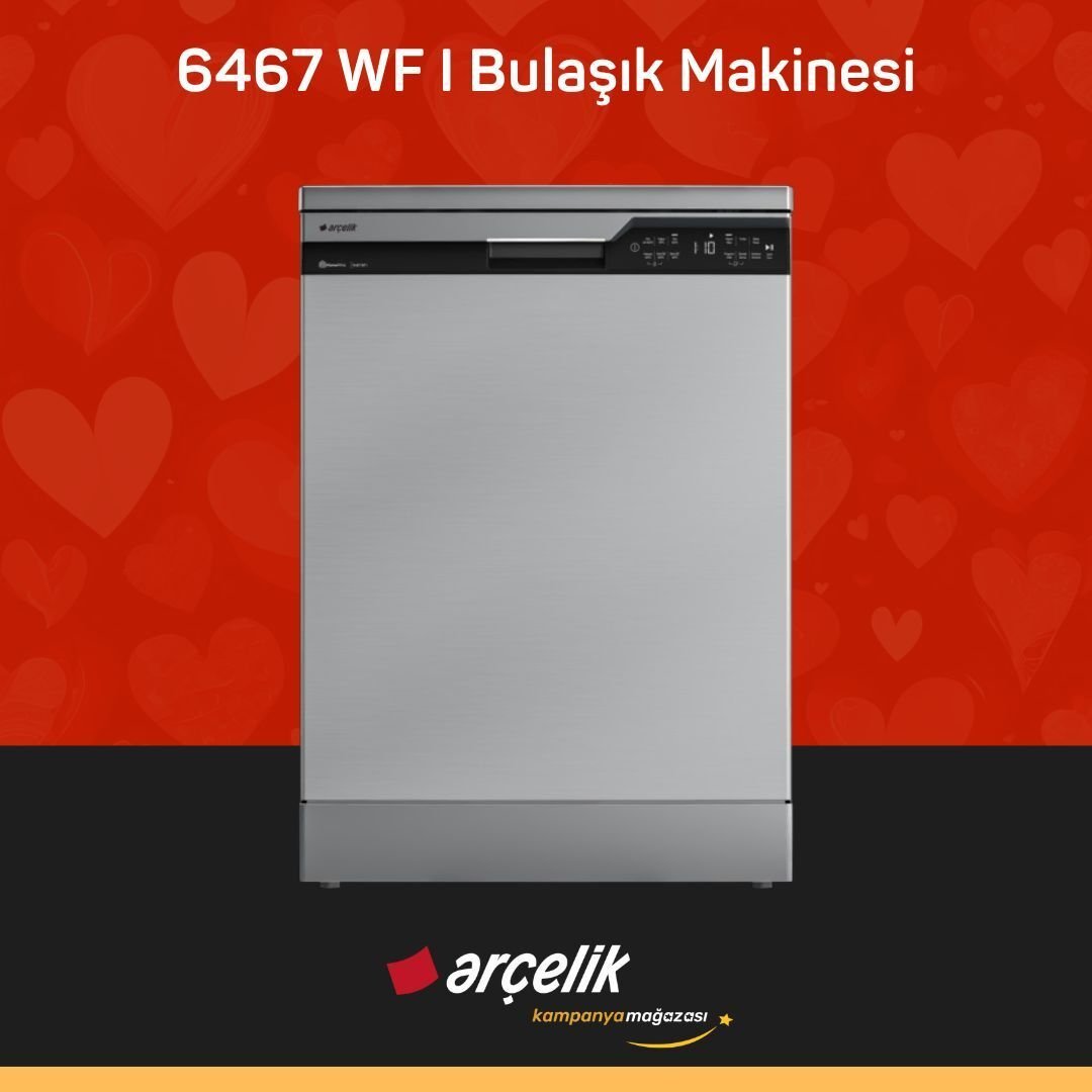 ARÇELİK 6467 WF I Bulaşık Makinesi