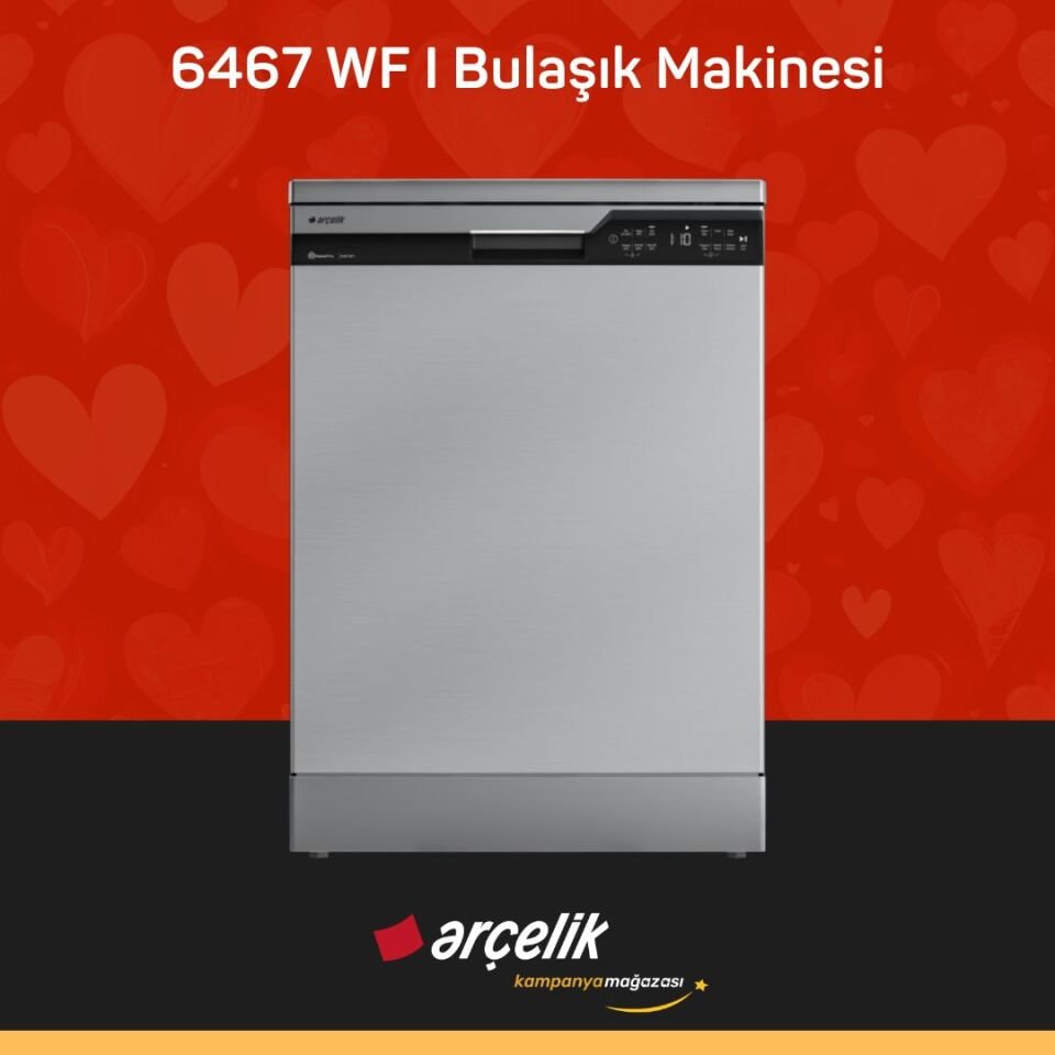 ARÇELİK 6467 WF I Bulaşık Makinesi