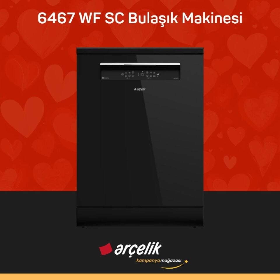 ARÇELİK 6467 WF SC Bulaşık Makinesi
