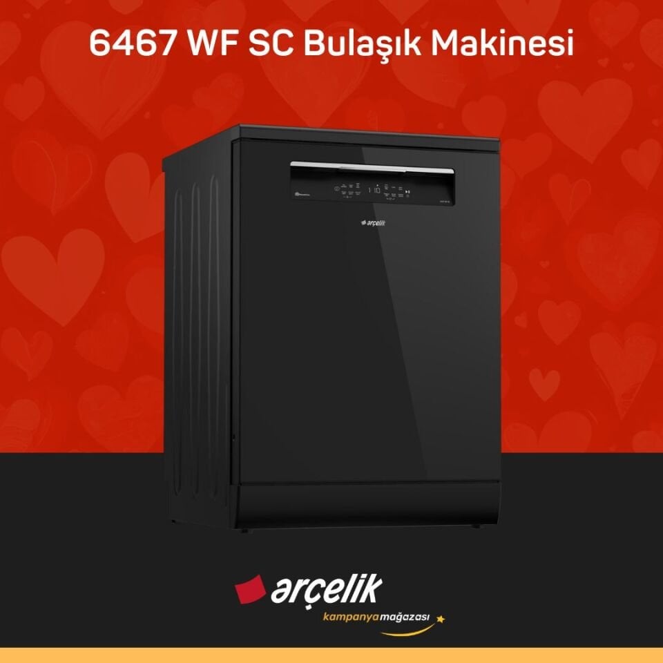 ARÇELİK 6467 WF SC Bulaşık Makinesi