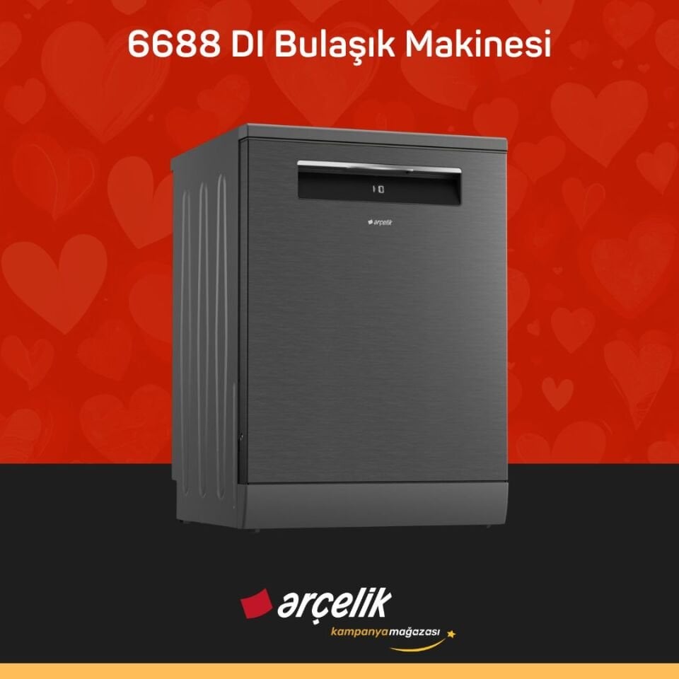 ARÇELİK 6688 DI Bulaşık Makinesi