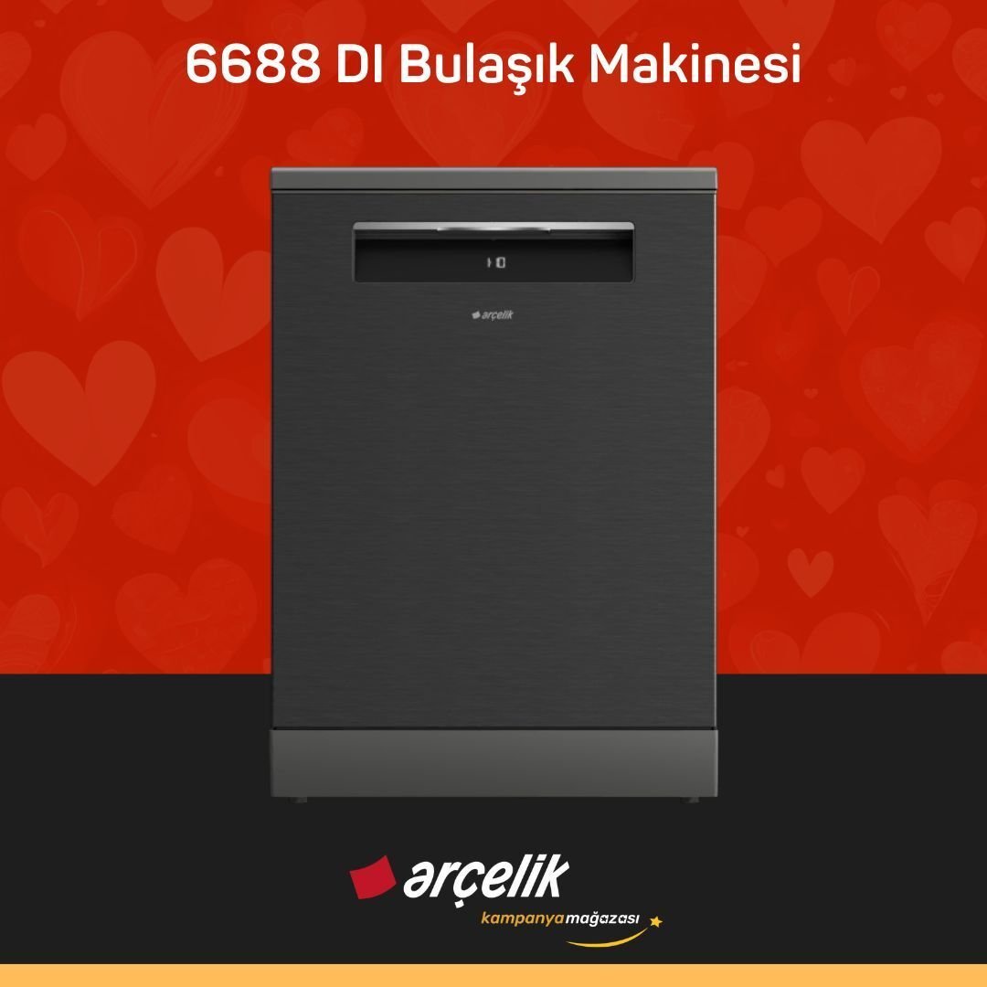 ARÇELİK 6688 DI Bulaşık Makinesi