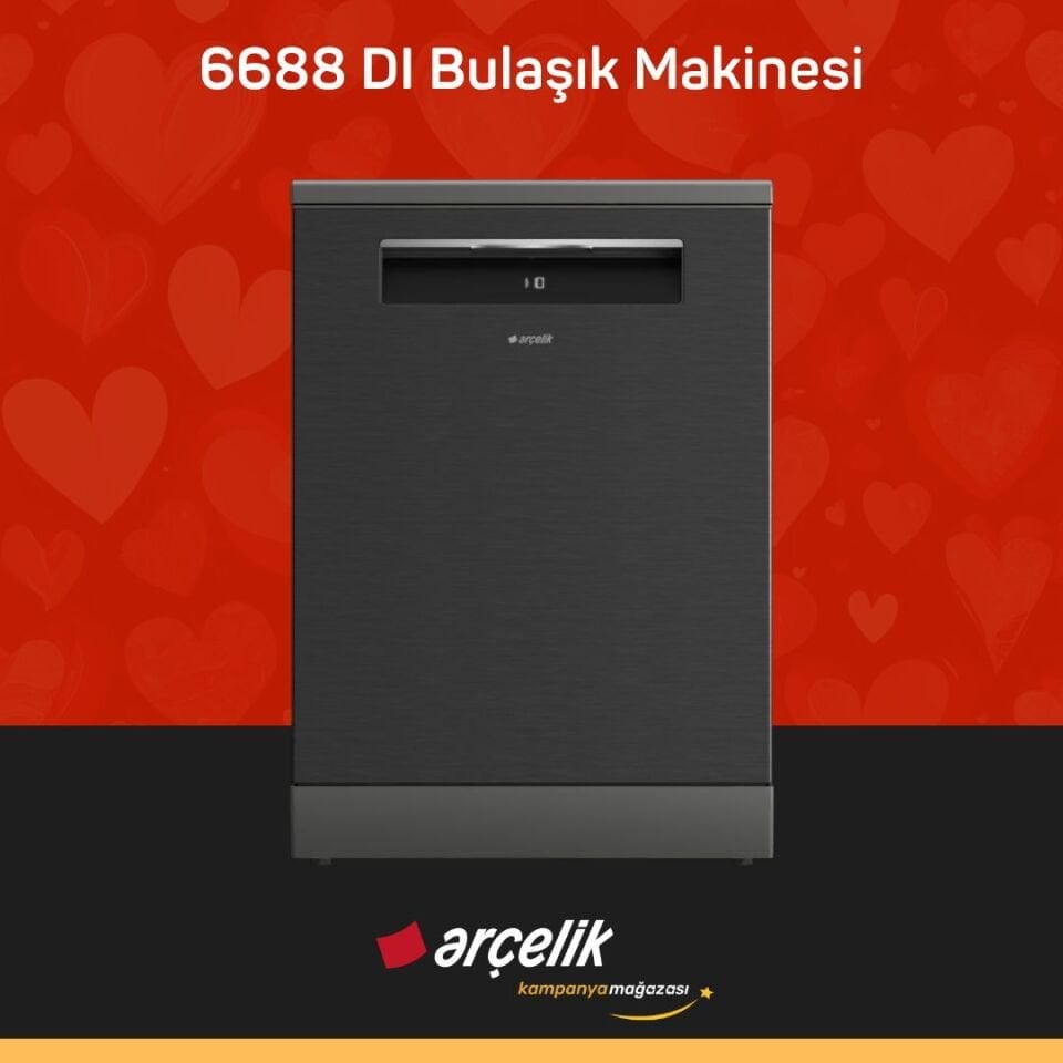 ARÇELİK 6688 DI Bulaşık Makinesi