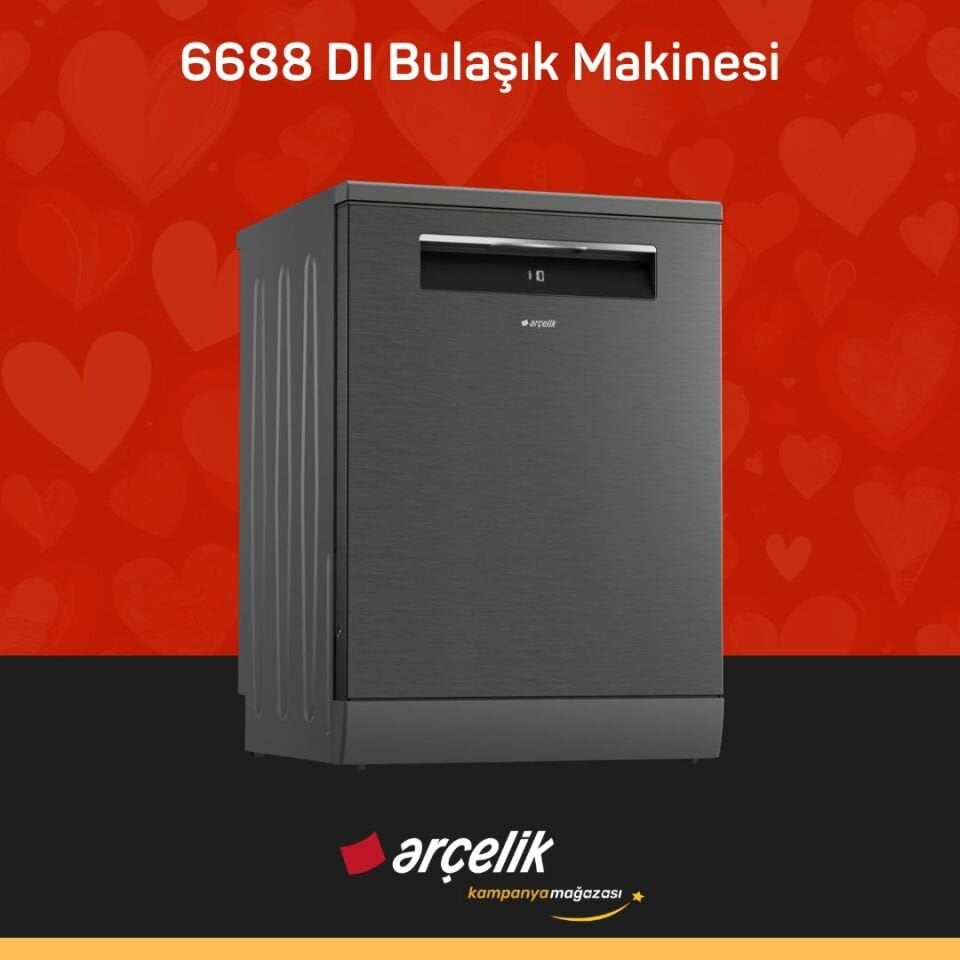 ARÇELİK 6688 DI Bulaşık Makinesi