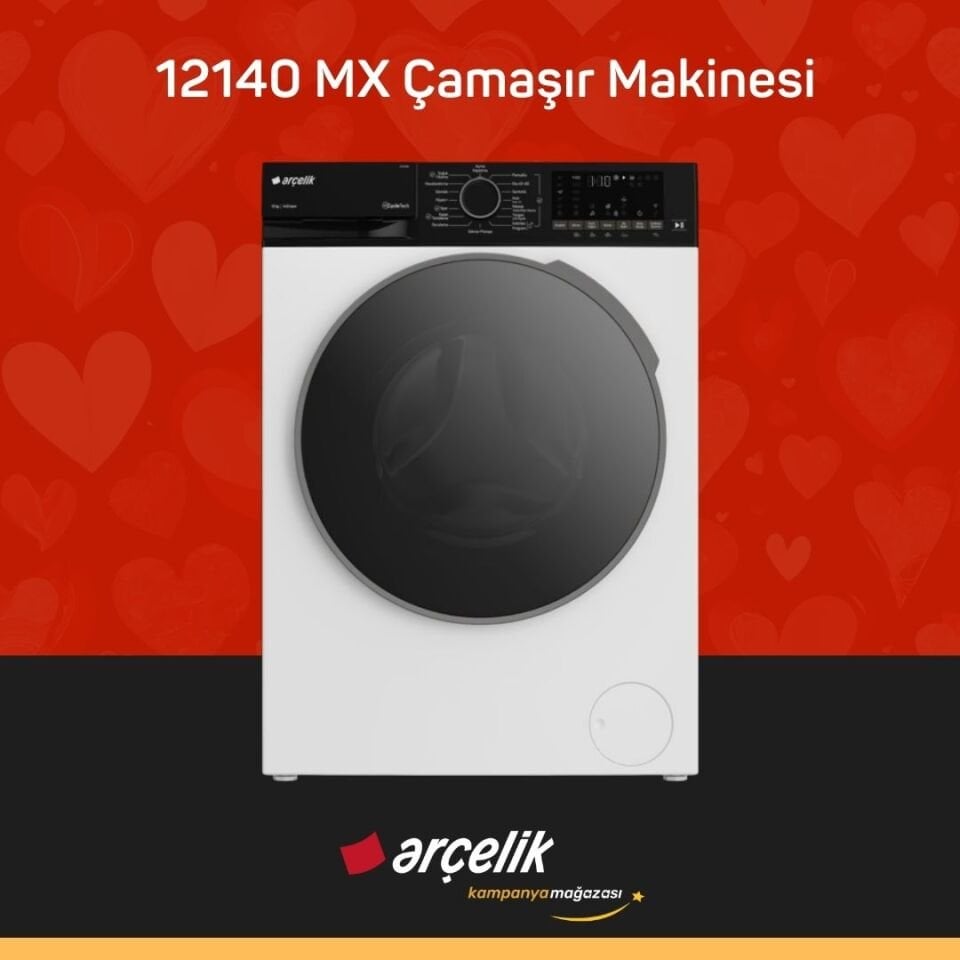 ARÇELİK 12140 MX 12 Kg Çamaşır Makinesi