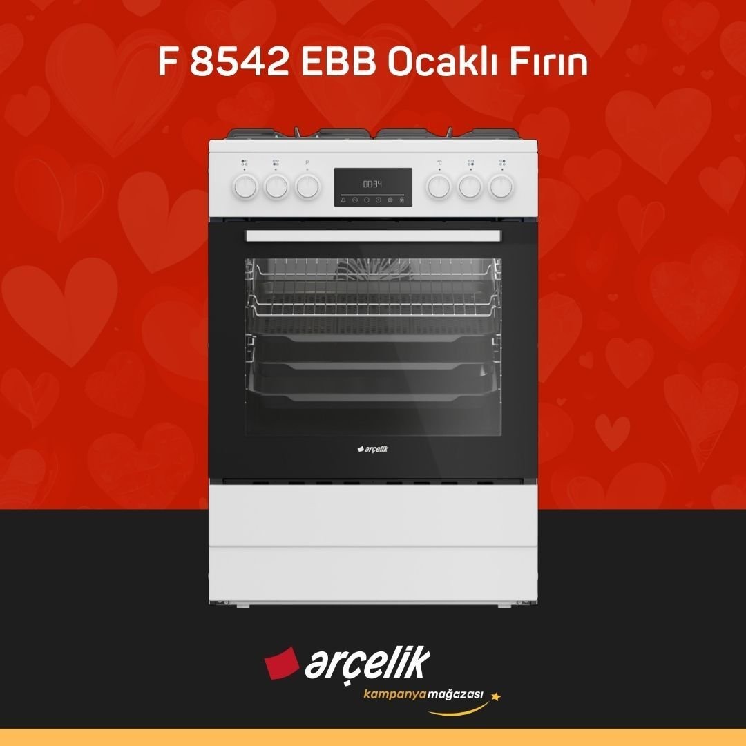 ARÇELİK F 8542 EBB Ocaklı Fırın