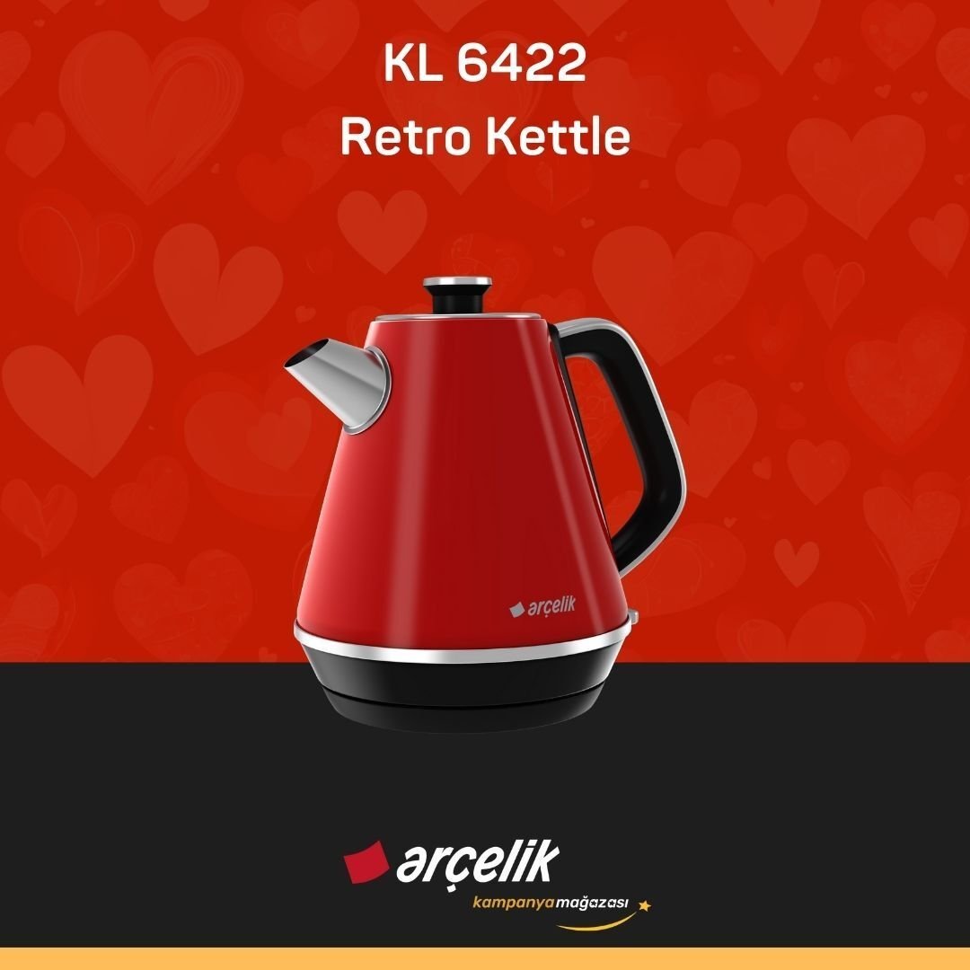 ARÇELİK KL 6422 Retro Kettle