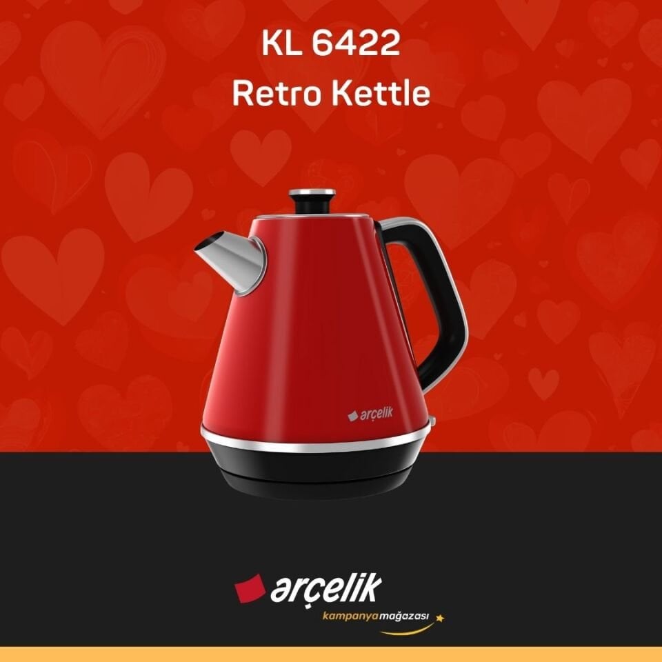 ARÇELİK KL 6422 Retro Kettle