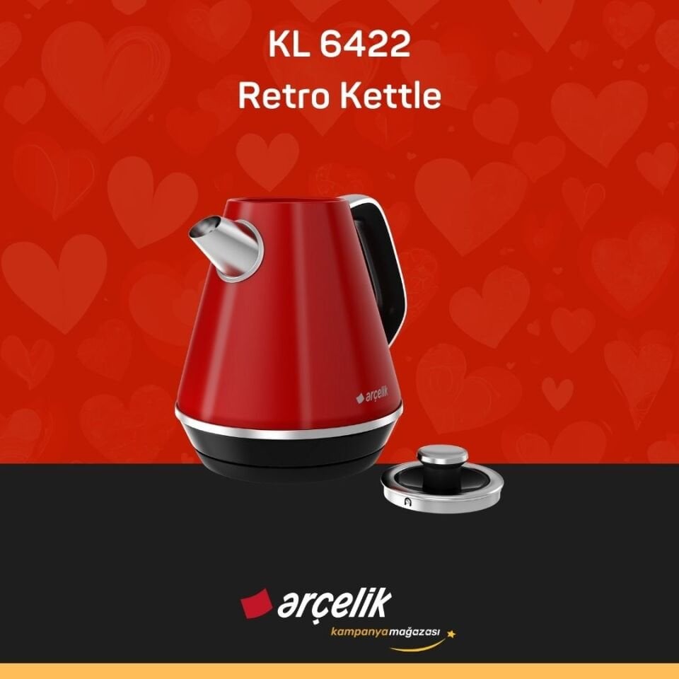 ARÇELİK KL 6422 Retro Kettle
