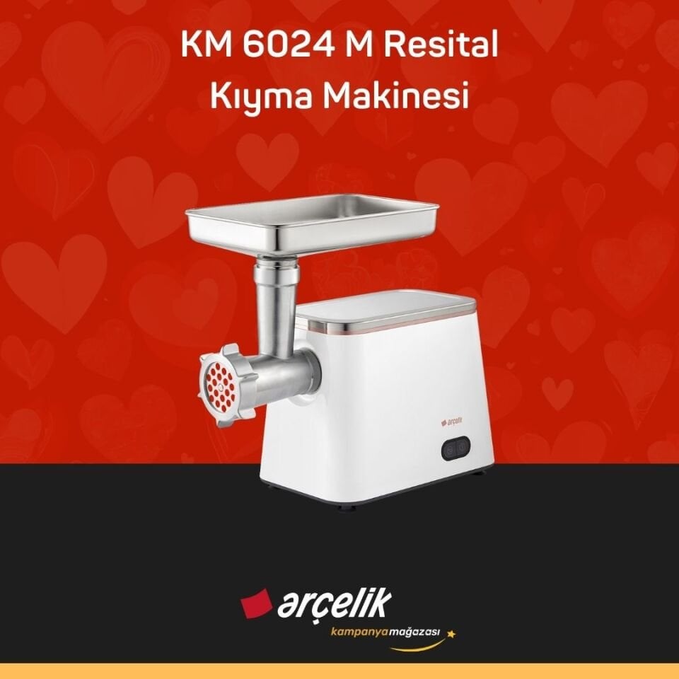 ARÇELİK KM 6024 M Resital Kıyma Makinesi