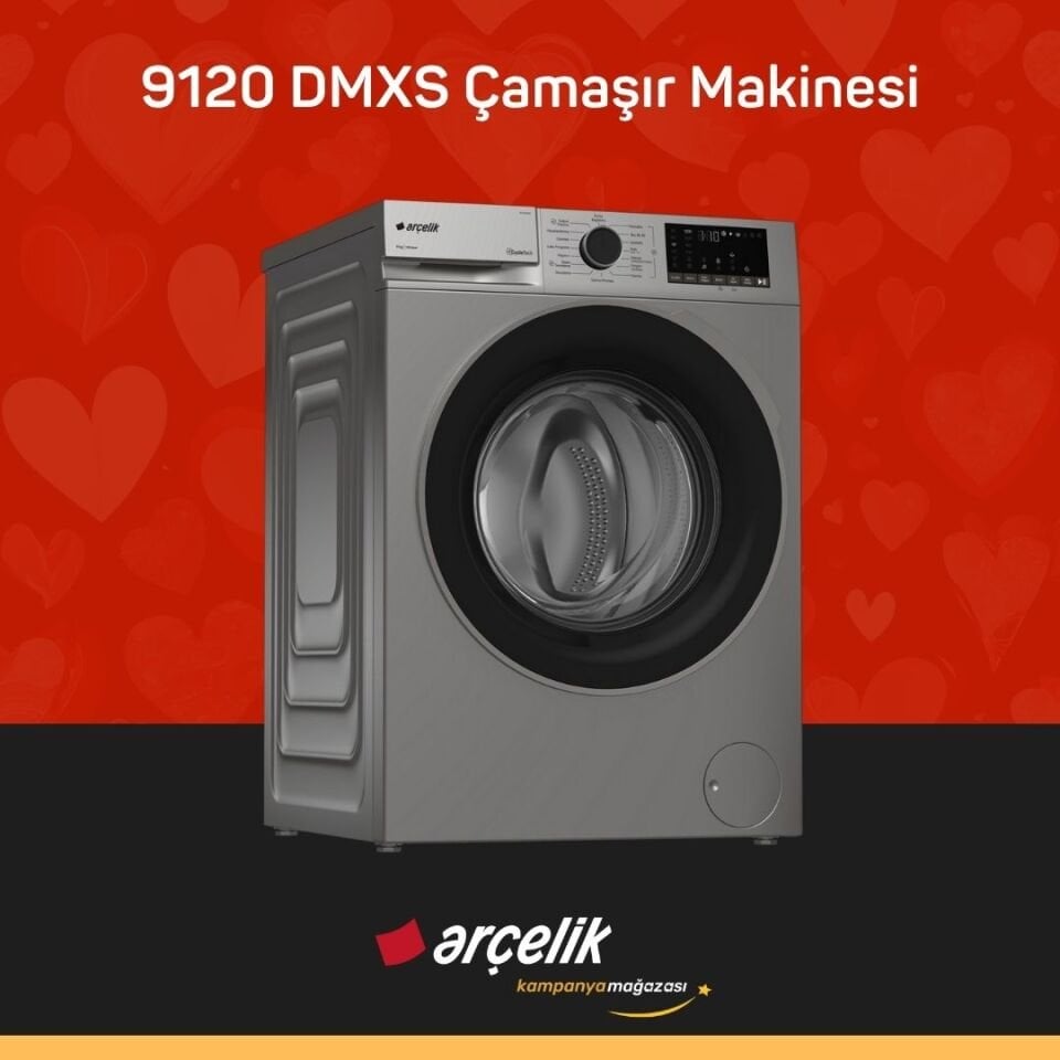ARÇELİK 9120 DMXS Çamaşır Makinesi - 6444 OK I Bulaşık Makinesi - 901 KMX S Kurutma Makinesi