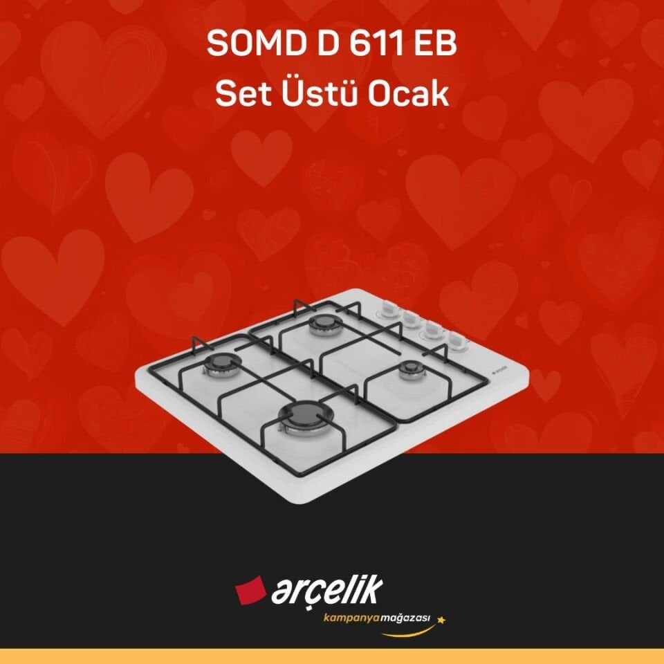 ARÇELİK SOMD D 611EB Set Üstü Ocak