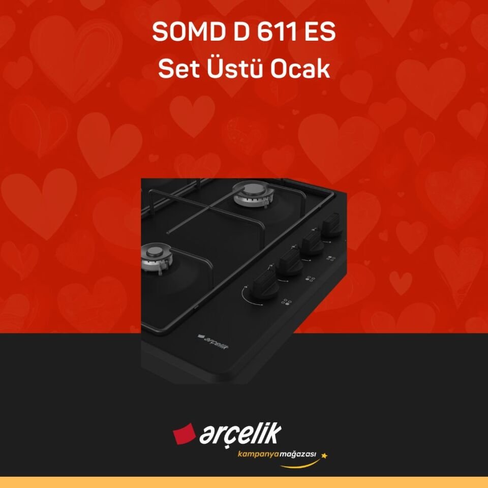 ARÇELİK SOMD D 611ES Set Üstü Ocak