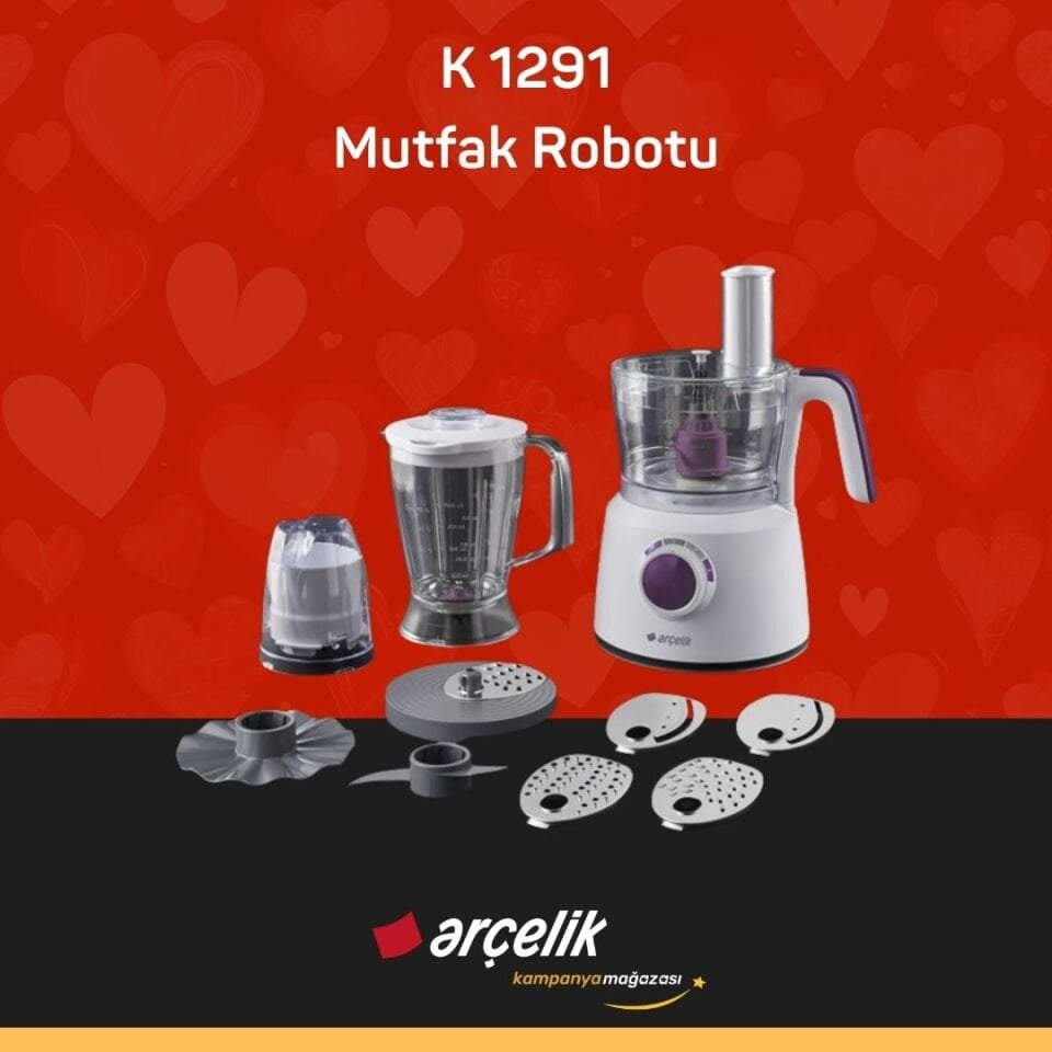 ARÇELİK K 1291 Mutfak Robotu