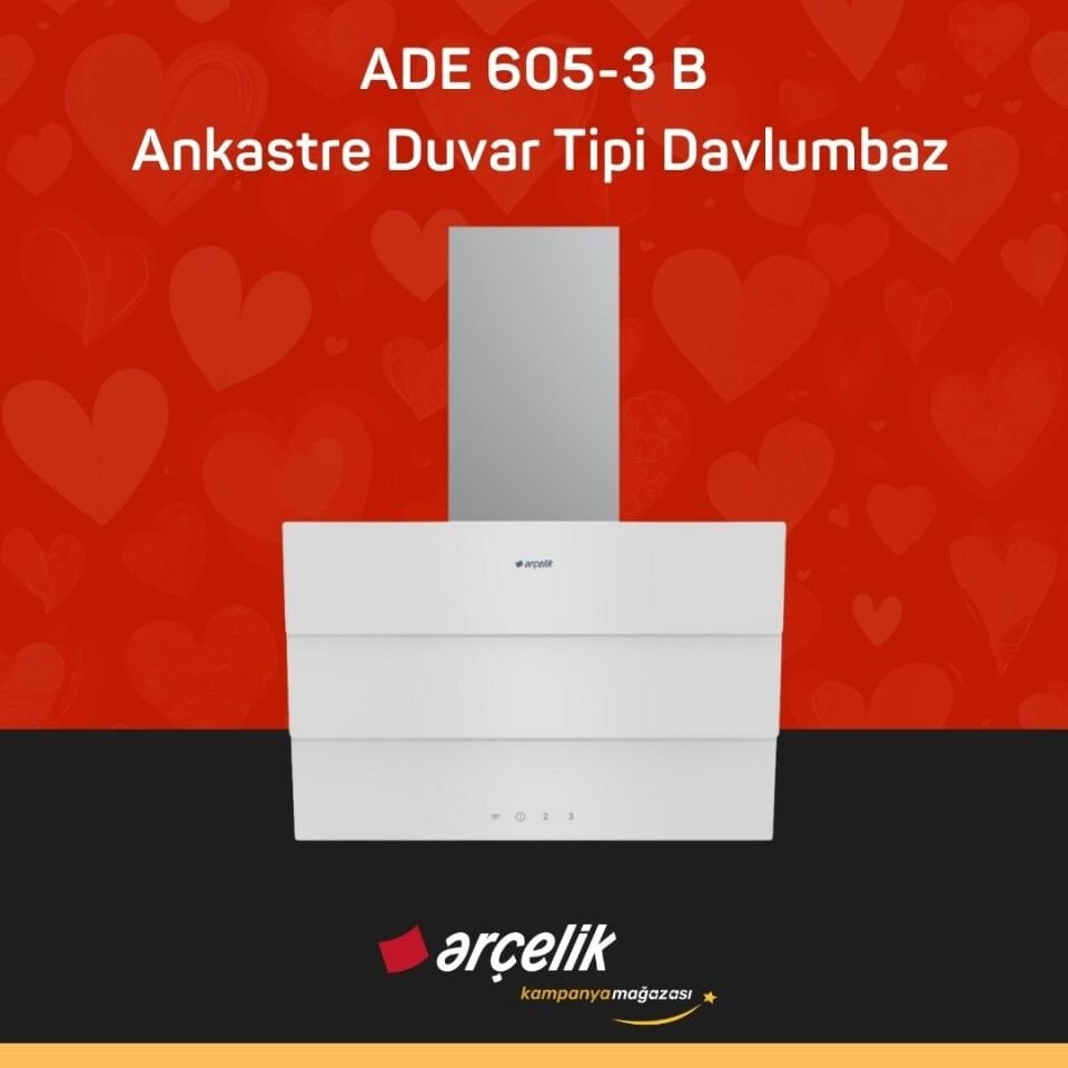 ARÇELİK YENİ EKONOMİK BEYAZ SET ( ADE 605-3 B - AFM 130 B - OMD D 611 EB )
