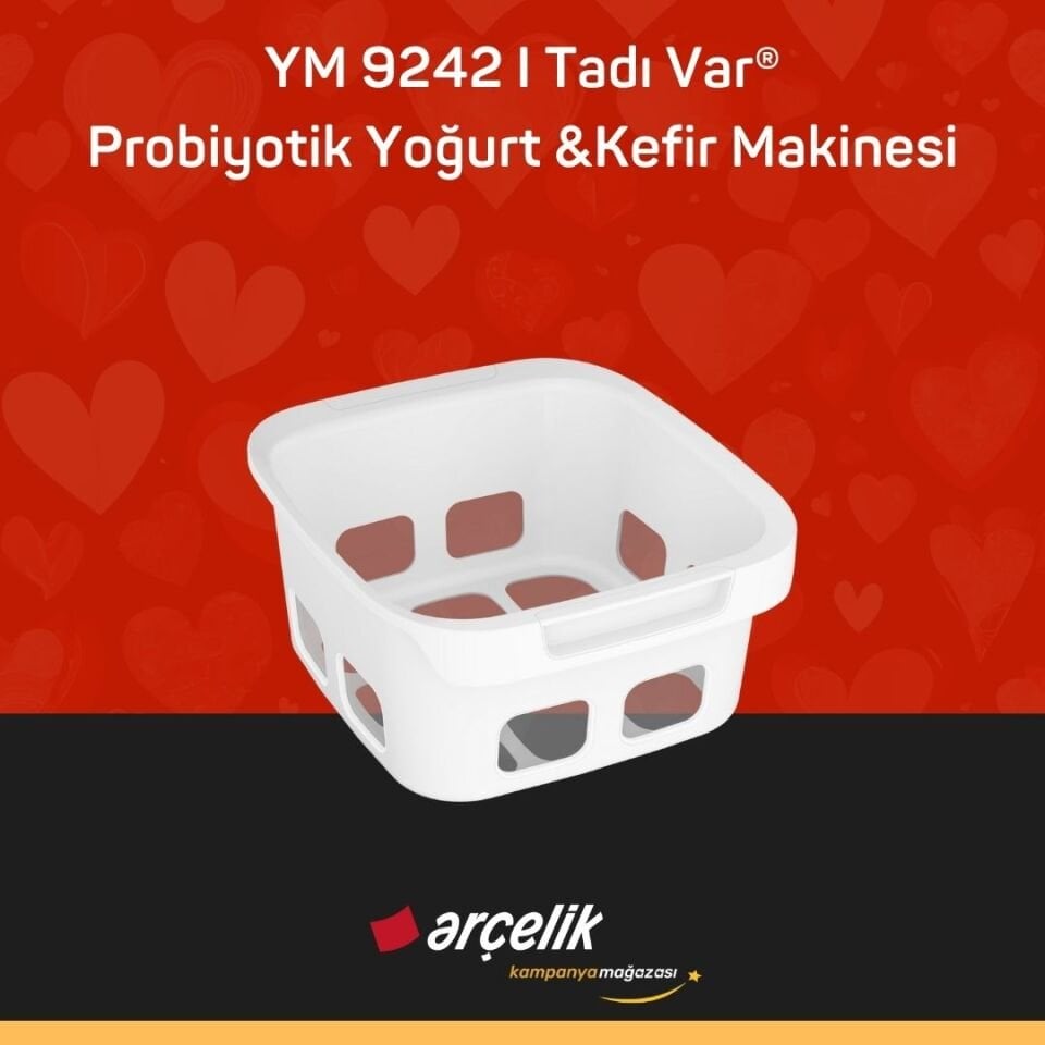 ARÇELİK YM 9242 I Tadı Var® Probiyotik Yoğurt & Kefir Makinesi