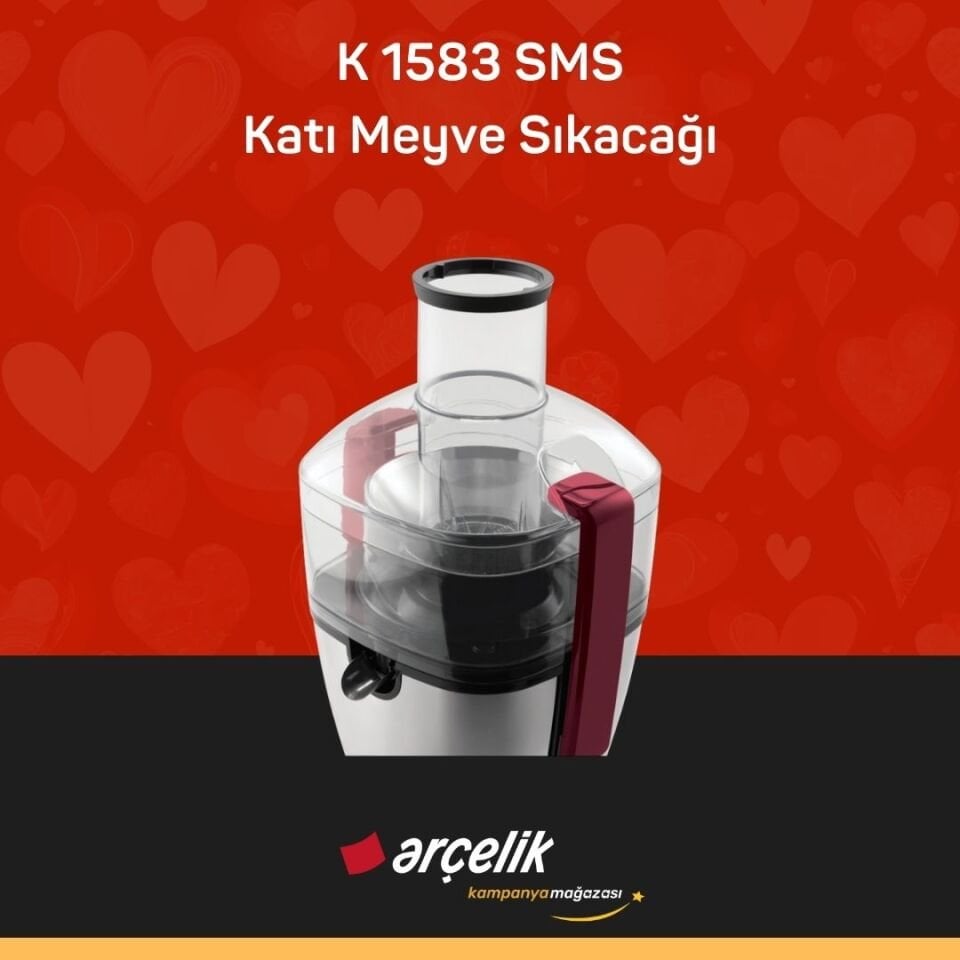 ARÇELİK K 1583 SMS Katı Meyve Sıkacağı