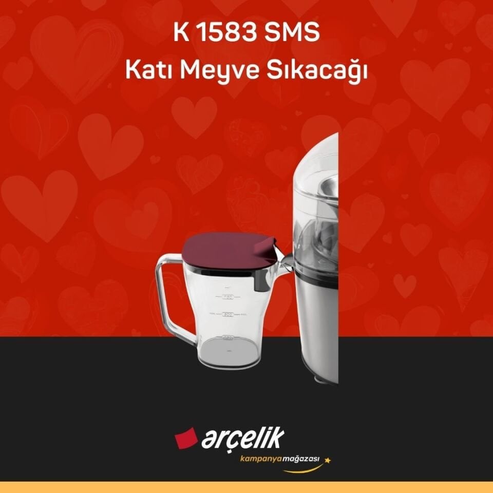 ARÇELİK K 1583 SMS Katı Meyve Sıkacağı