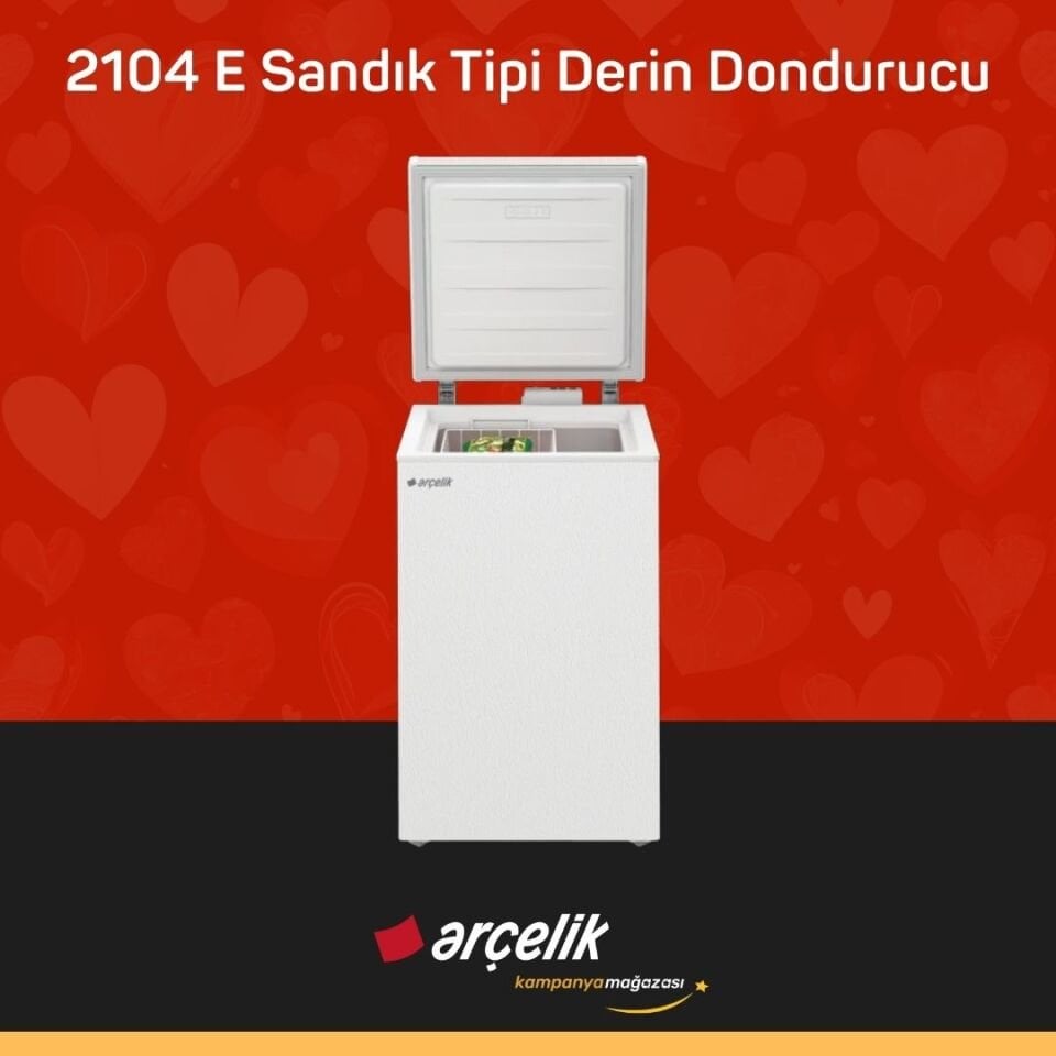 ARÇELİK 2104 E Sandık Tipi Derin Dondurucu