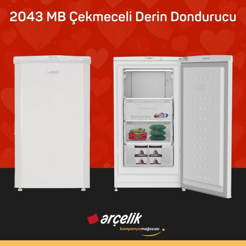 ARÇELİK 2043 MB Çekmeceli Derin Dondurucu