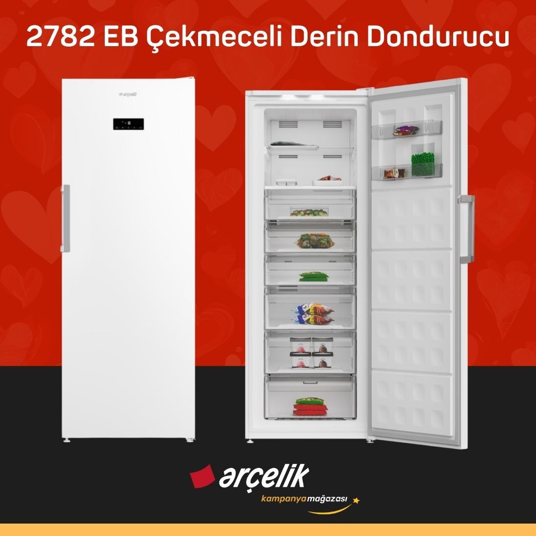 ARÇELİK 2782 EB Çekmeceli Derin Dondurucu