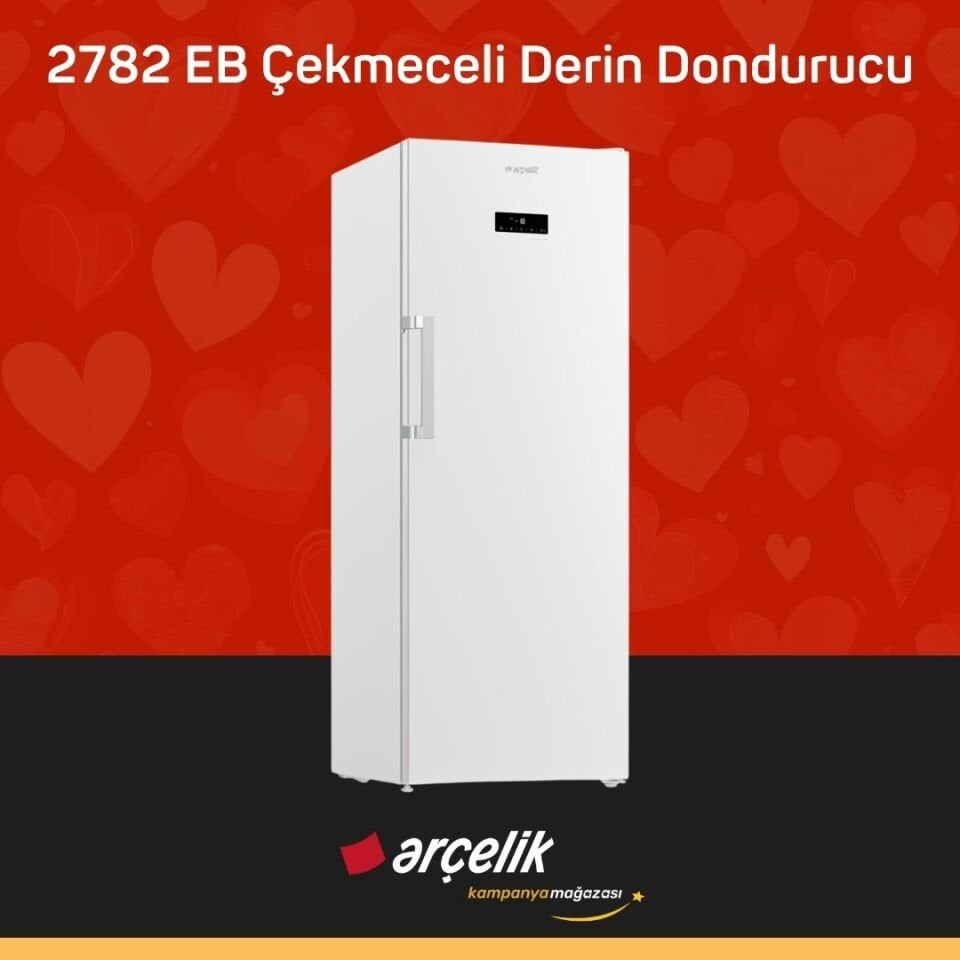 ARÇELİK 2782 EB 8 Bölmeli Derin Dondurucu