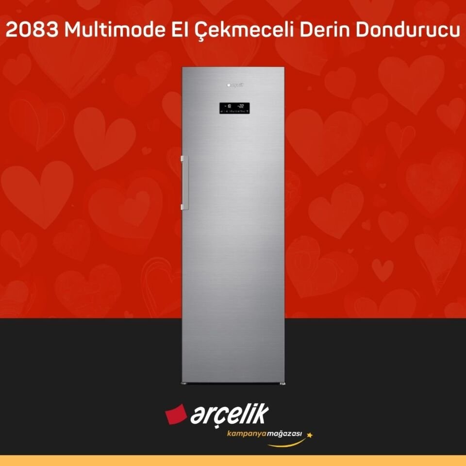 ARÇELİK 2083 Multimode EI 8 Bölmeli Derin Dondurucu