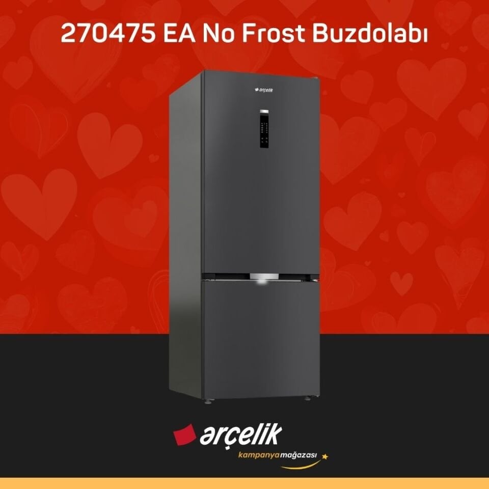 ARÇELİK 270475 EA Alttan Donduruculu Buzdolabı