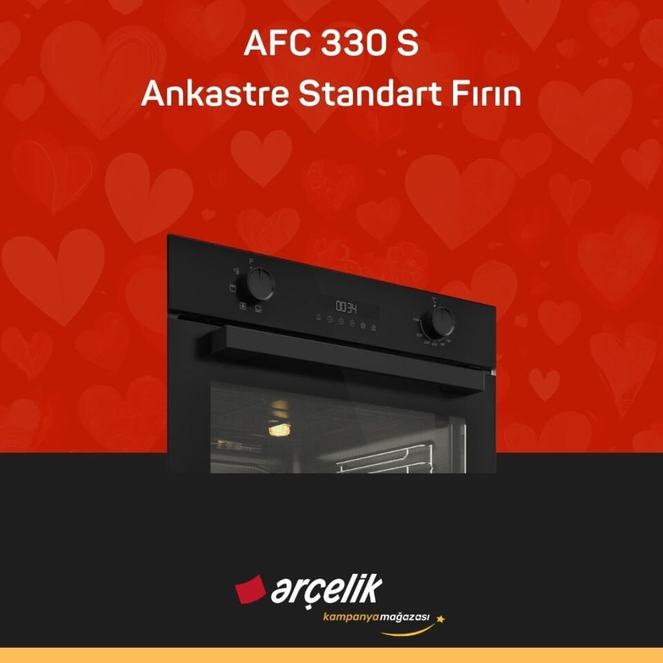 ARÇELİK AFC 330 S Fibona Serisi Ankastre Standart Fırın