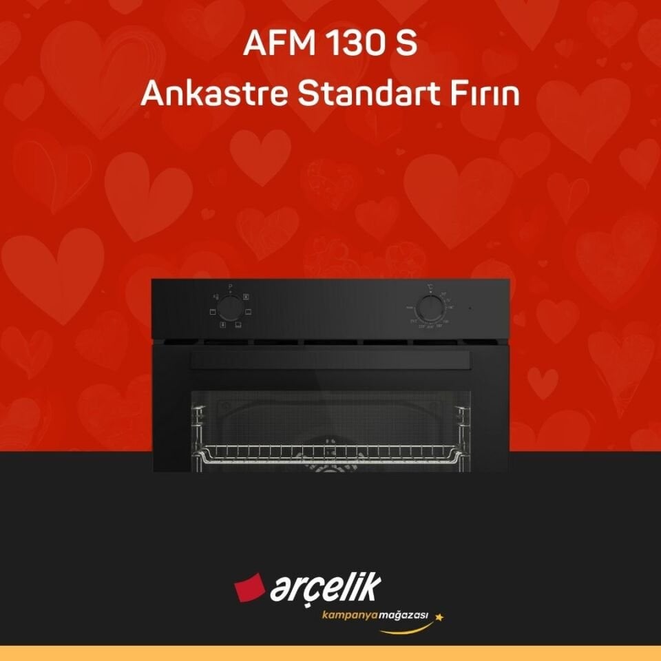ARÇELİK AFM 130 S Fibona Serisi Ankastre Standart Fırın