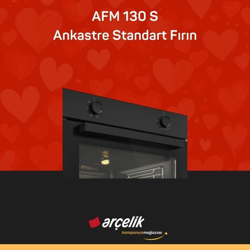ARÇELİK AFM 130 S Fibona Serisi Ankastre Standart Fırın